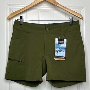 Outdoor Research Women's Size 6 Ferrosi Shorts Olive Green Gorpcore 7” Hiking